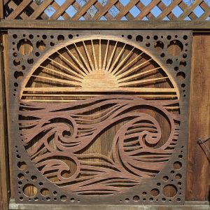 3 color Plywood Wall Art